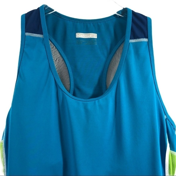 MARMOT - BRIGHTLY COLORED WORKOUT TOP - B2 - Picture 3 of 11